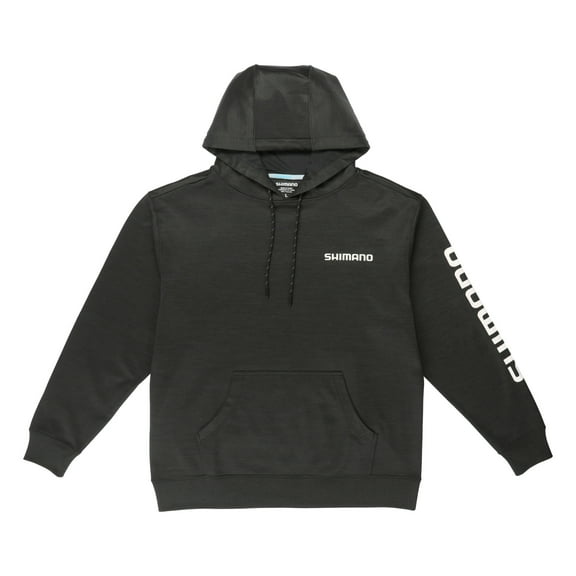 Shimano Fishing Performance Sweatshirt - Black_Heather, SM [AHOODIESBK]