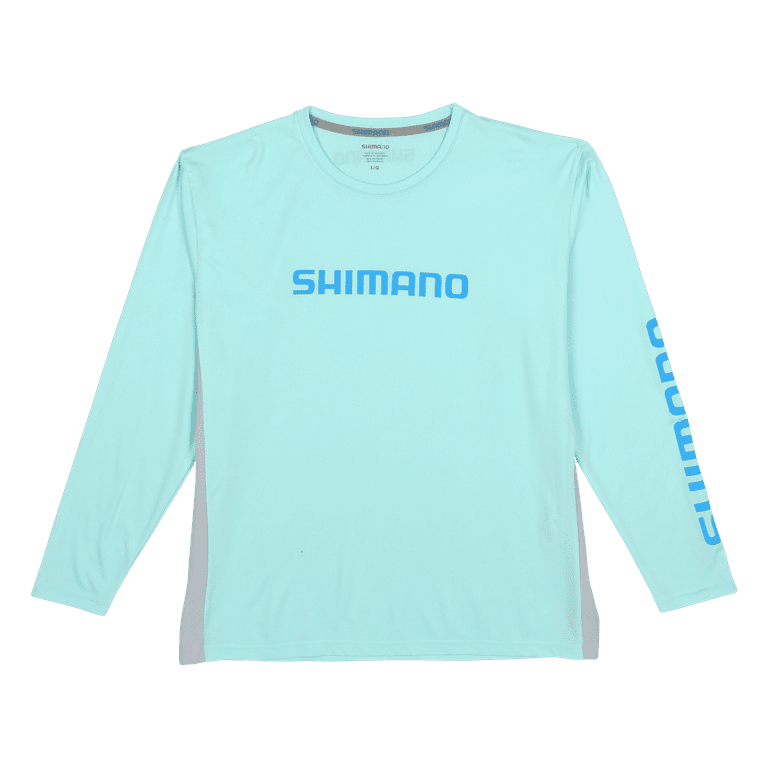 Shimano Long Sleeve Tech Tee SM / Seagrass