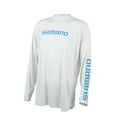 thumbnail image 1 of Shimano Fishing Shimano Long Sleeve Tech Tee - White, SM [ATEEVAPLSSWH], 1 of 2