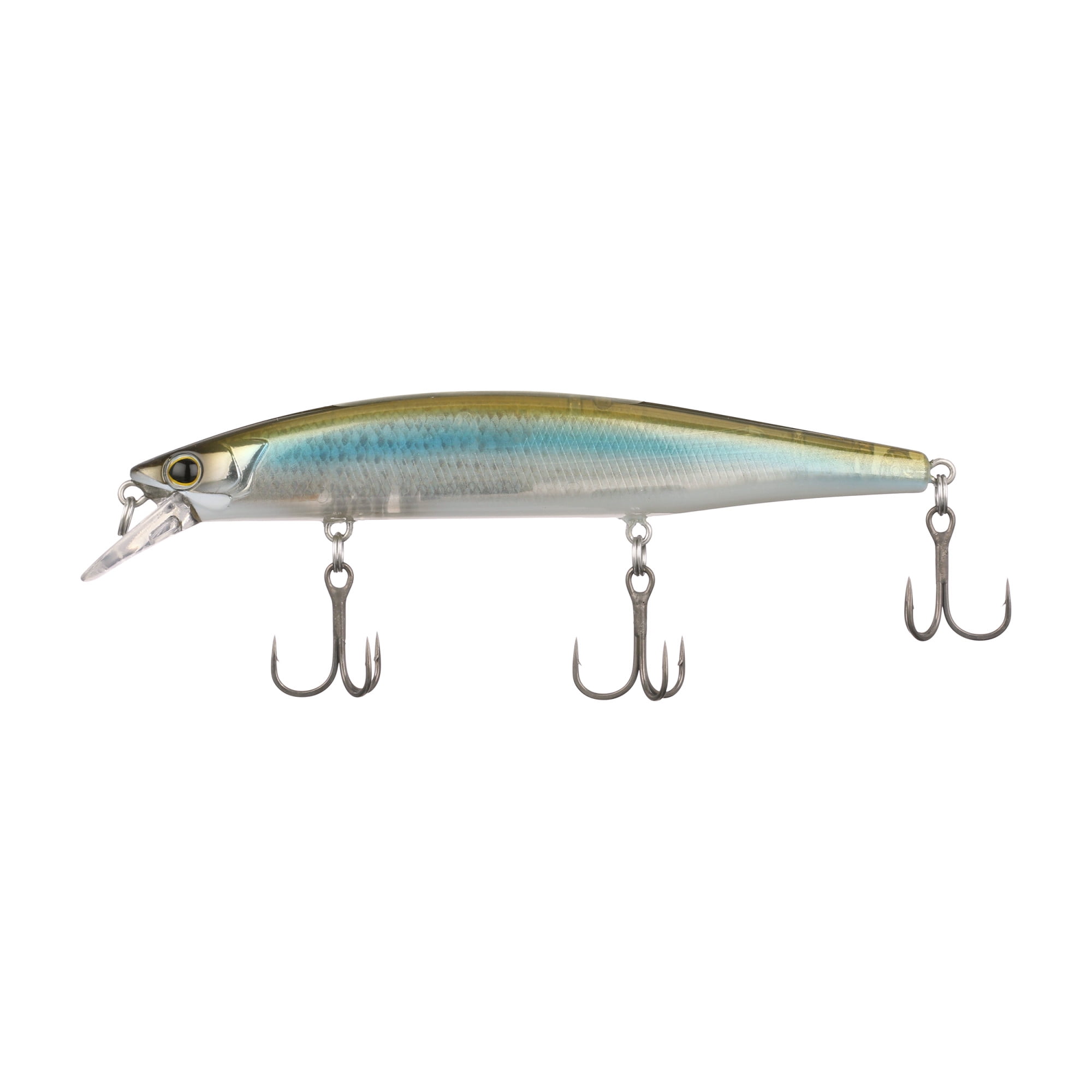 Head Hunter Crappie Diver Jerk Bait in Chartreuse Black Scale