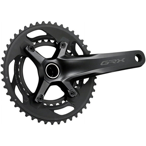 Shimano GRX FC-RX600-10 Crankset 170mm 10-Spd 46/30t 110/80 BCD Black