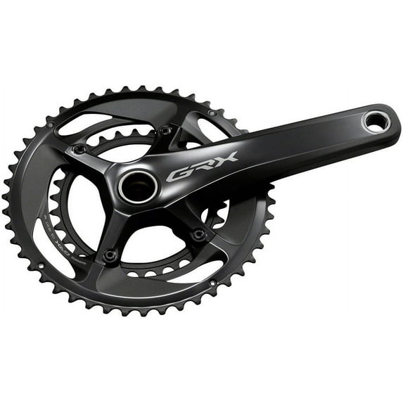 Shimano GRX FC-RX810-2 Crankset 170mm 11-Speed 48/31t 110/80 BCD Black