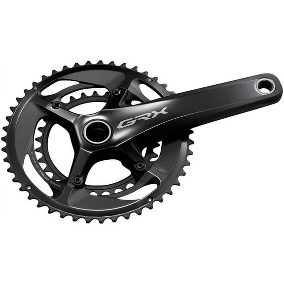 Shimano GRX FC-RX810-2 Crankset 172.5mm 11-Spd 48/31t 110/80 BCD Black