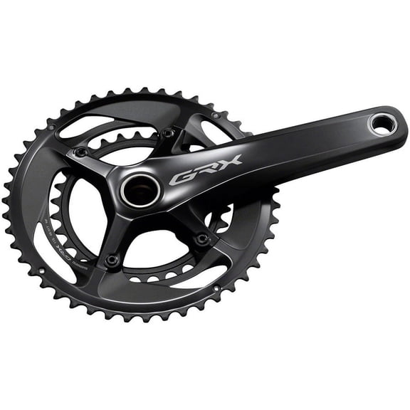 Shimano GRX FC-RX810-2 Crankset 175mm 11-Speed 48/31t 110/80 BCD Black