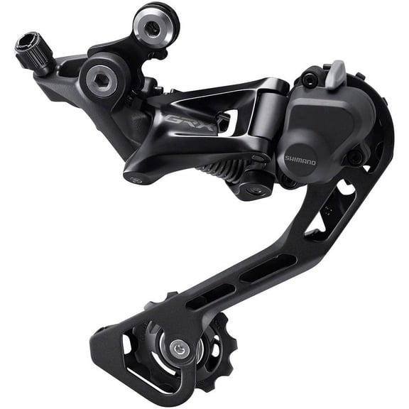 Shimano GRX RD-RX400 Rear Derailleur - 10-Speed, Long Cage, Black, With Clutch