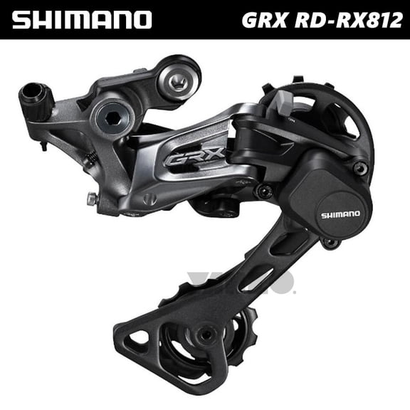 Shimano GRX RD-RX812 11 Speed Rear Derailleur Shadow+ Fits 11-40T Up to 11-42T Cassette,In Bulk-No Retail Box