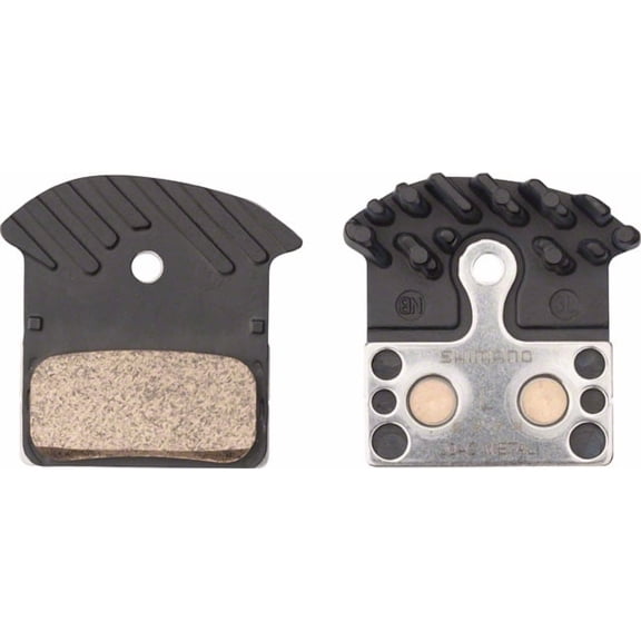 Shimano J04C Metal Disc Brake Pads and Spring with Fin- XTR / XT / SLX / Deore