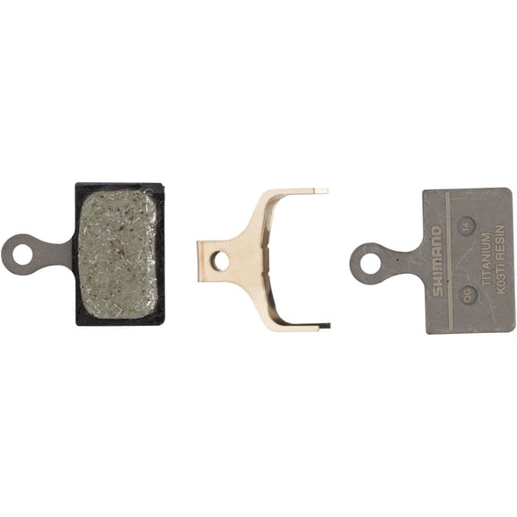 Shimano K05Ti-RX Disc Brake Pads and Springs - Resin Compound, Titanium Back Plate, One Pair