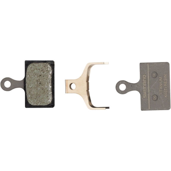 Shimano K05Ti-RX Disc Brake Pads and Springs - Resin Compound, Titanium Back Plate, One Pair