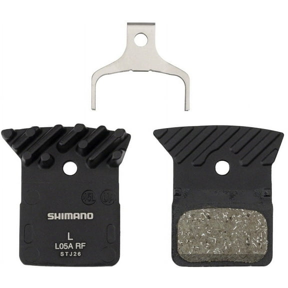 Shimano L05A-RF Disc Brake Pad and Spring - Resin Compound Finned Alloy Back