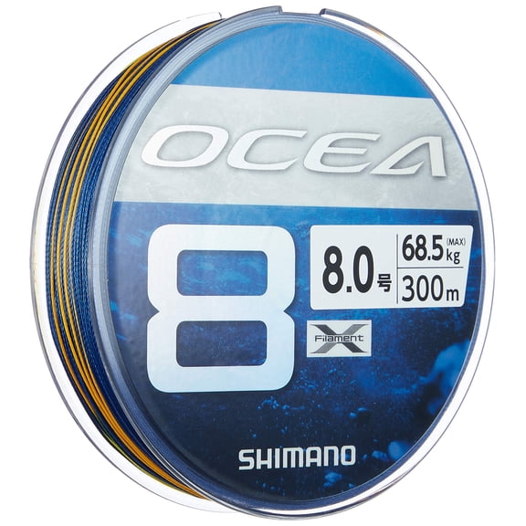 Shimano Line Osia 8 300m No. 8.0 SW Navy LD-A71S Fishing Line