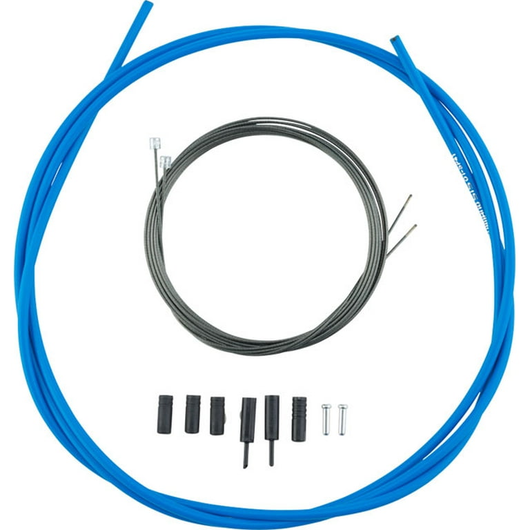 Shimano Road Optislick Derailleur Cable and Housing Set, Blue