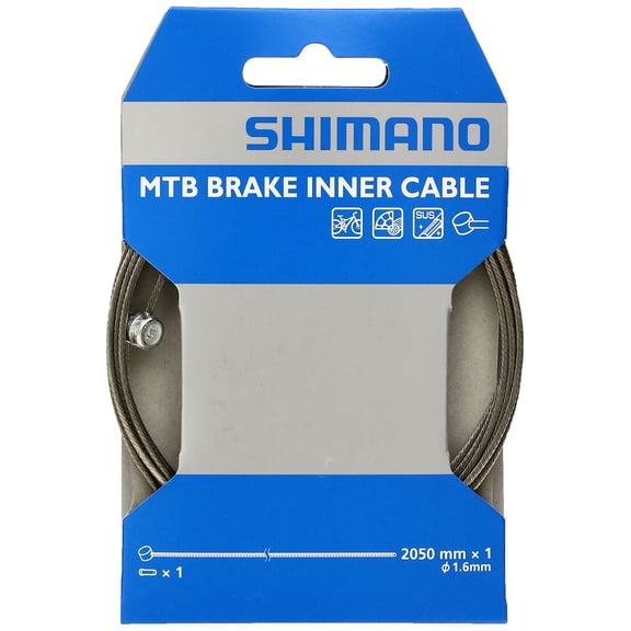 Shimano SUS for MTB brake inner cable 2050mm1.6mm Y80098210