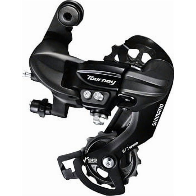 SHIMANO Tourney Rear Derailleur, 6/7-Speed Compatible, Long Cage