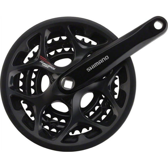 Shimano Tourney A073 7/8-Speed Square Taper 50/39/30t 170mm Crankset Black