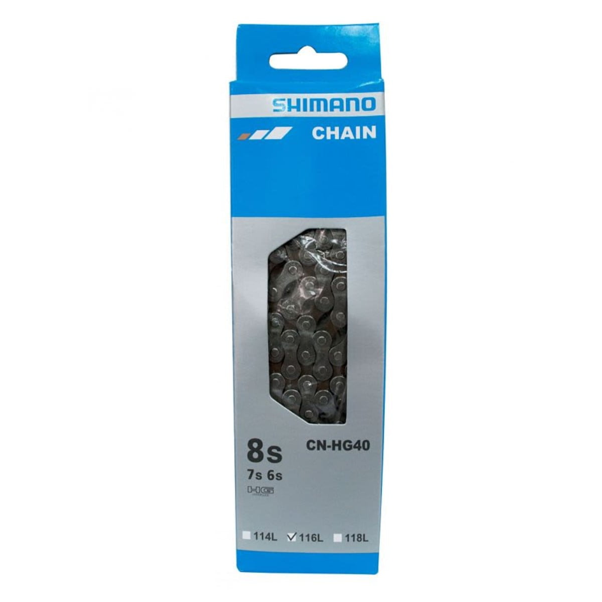 Shimano Tourney CN HG40 Chain 6 7 8 Speed 116 Links Gray