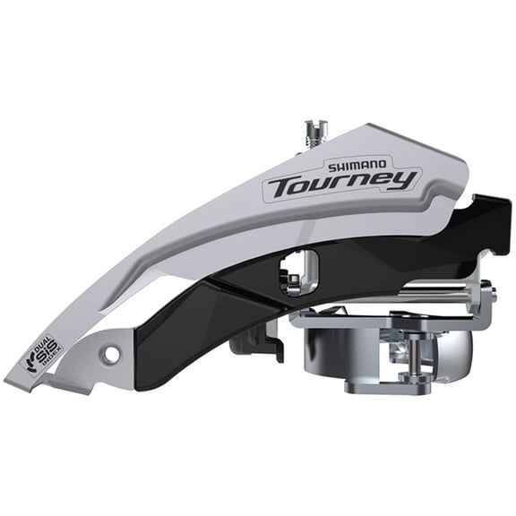 Shimano Tourney FD-TY601-L6 Front Derailleur - 6/7/8-Speed, Triple, Top Swing, Dual Pull, 31.8/34.9mm, 66-69 Chainstay