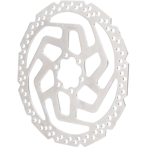 Shimano Tourney SM-RT26-MP Disc Brake Rotor - 180mm, 6-Bolt, for Resin Pads Only, Silver