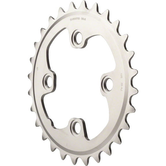 Shimano XT M785 10-Speed Chainring - Silver Tooth Count: 28 Chainring BCD: 64
