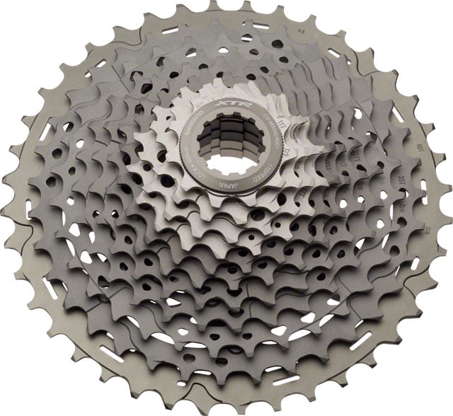 Shimano XTR CS-M9000 11-Speed Bike Parts Cassette with Shimano XTR CS-M9000 11-Speed Bike Parts Cassette with