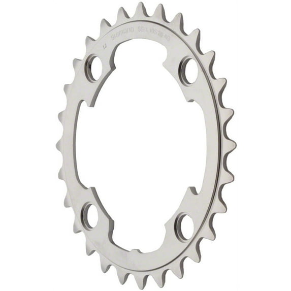 Shimano XTR M985 10-Speed Chainring - Silver Tooth Count: 28 Chainring BCD: 88