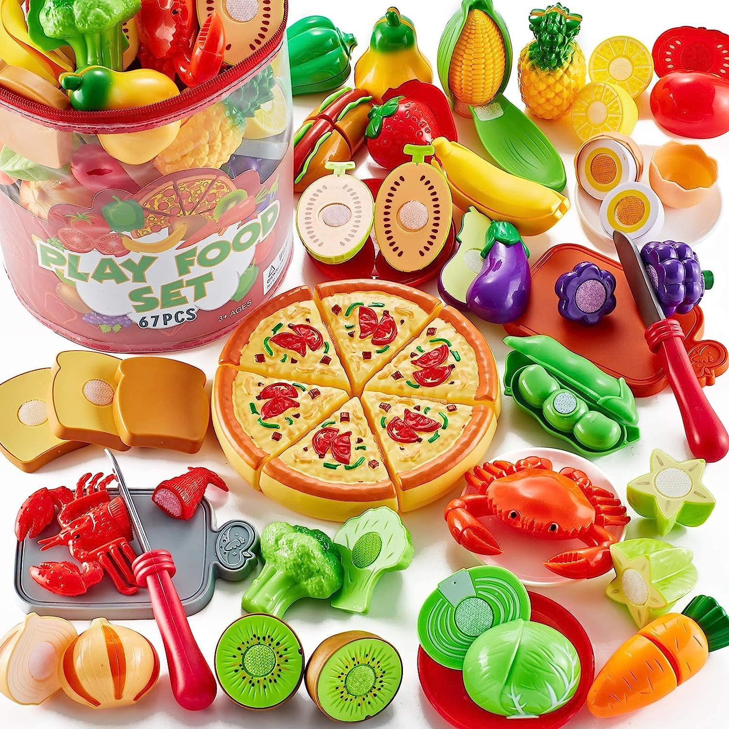 Play food for store toddler kitchen