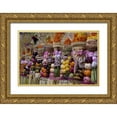 thumbnail image 1 of Shimlock, Jones 14x11 Gold Ornate Wood Framed with Double Matting Museum Art Print Titled - Indonesia, Offerings at Pura Samuan Tiga temple, 1 of 4