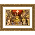 thumbnail image 1 of Shimlock, Jones 14x11 Gold Ornate Wood Framed with Double Matting Museum Art Print Titled - Wat Ratcha-orot, Bangkok, Thailand, 1 of 4