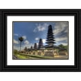 thumbnail image 1 of Shimlock, Jones 24x17 Black Ornate Wood Framed with Double Matting Museum Art Print Titled - Indonesia, Bali, Mengwi Pura Taman Ayun temple, 1 of 4