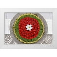 thumbnail image 1 of Shimlock, Jones 24x17 White Modern Wood Framed Museum Art Print Titled - Balinese floral offering, Bali, Indonesia, 1 of 4