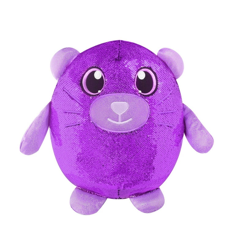 Shimmeez Large Size Cristy Cat Sequin Plush Stuffed Animal Walmart