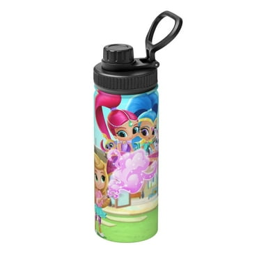 Shimmer And Shine Kids Water Bottle, Funny Pattern Stainless Steel Vacuum Insulated Water Bottle, 18OZ Portable Leak Proof Drinking Bottle for Sport Outdoor School Office Travel
