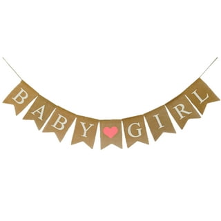 Long It's a Girl Banner for Girl Baby Shower Indoor Outdoor Decoration ...