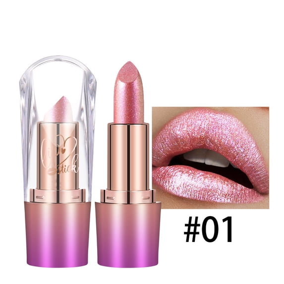 Shimmer Gold Pearl Lip Stick Starlight High-Gloss Finish Sparkling Effect Silky Smooth Application All-Occasion 1 Pack