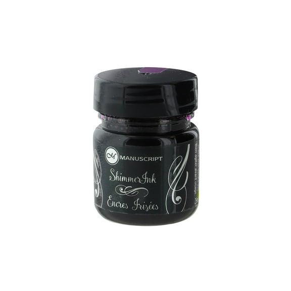 Manuscript Shimmer Ink - Ultra Violet, 25ml