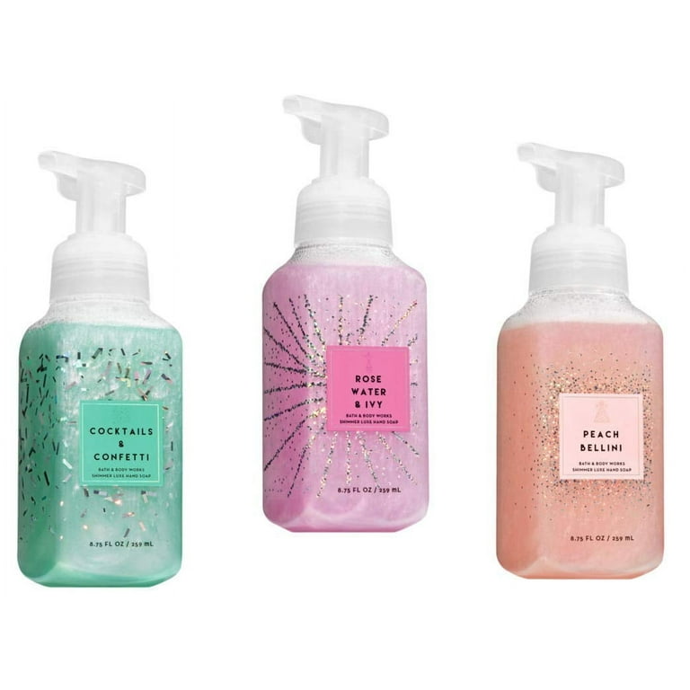 Shimmer Luxe Foaming Hand Soap 3 Pack Rose Water Ivy Shimmer Luxe Foaming Hand Soap 3 Pack Rose Water Ivy