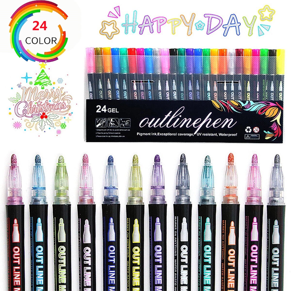 Buy Color Splash!@ Deluxe Fine Line Markers (Set of 24) at S&S Worldwide