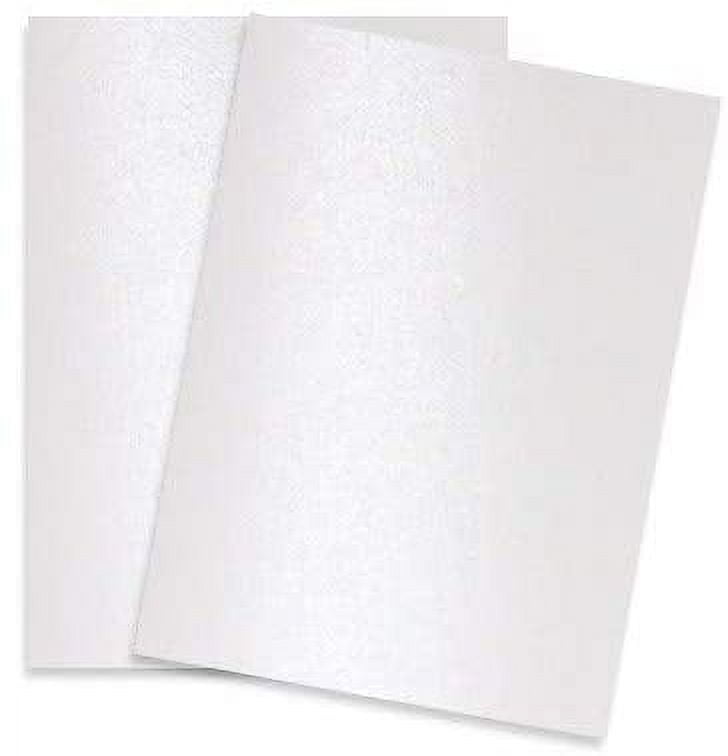 BASIS COLORS - 8.5 x 11 CARDSTOCK PAPER - White - 80LB COVER - 1200 PK