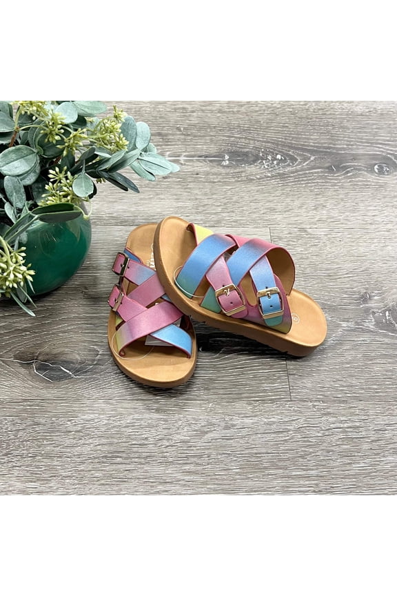 Shimmer Rainbow Sandals