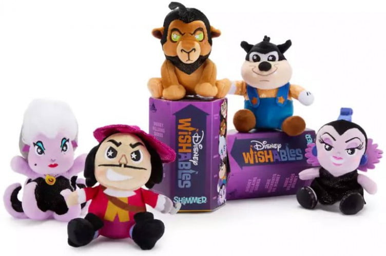 Shimmer Series Disney Villains Micro Plush Mystery Pack