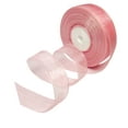 thumbnail image 1 of Shimmer Sheer Organza Ribbon 1 inch Blush Pink Ribbon Ribbon for Gift Wrapping Bouquet Crafts Blush Pink Ribbon Organza Ribbon for Decorating Ribbon Roll DIY Floral Sewing 1 in x 50 Yards., 1 of 5