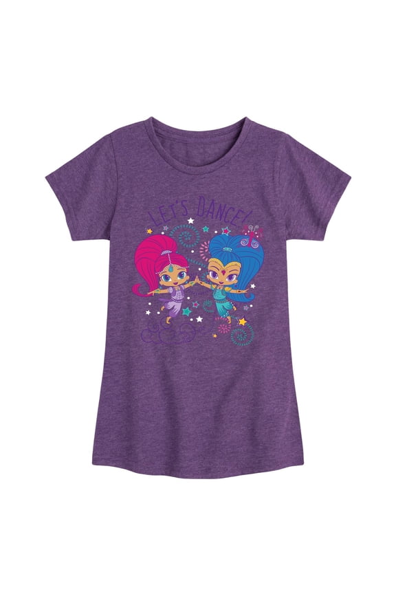 Shimmer & Shine - Toddler And Youth Girls Short Sleeve Graphic T-Shirt
