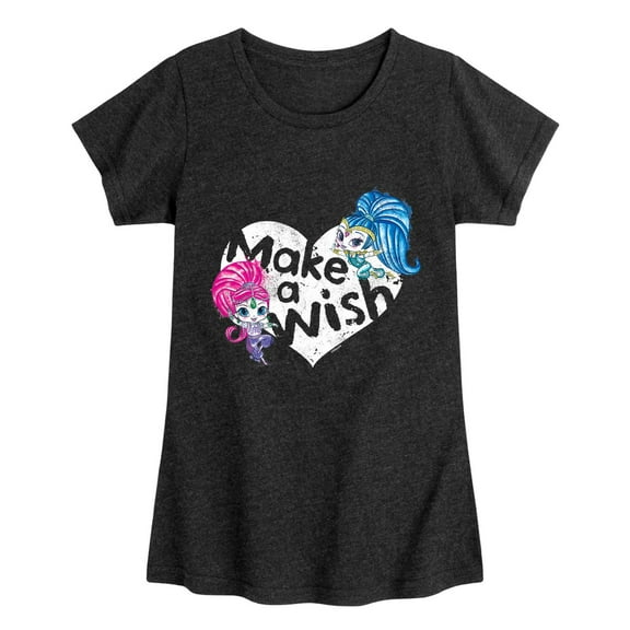 Shimmer & Shine - Toddler And Youth Girls Short Sleeve Graphic T-Shirt