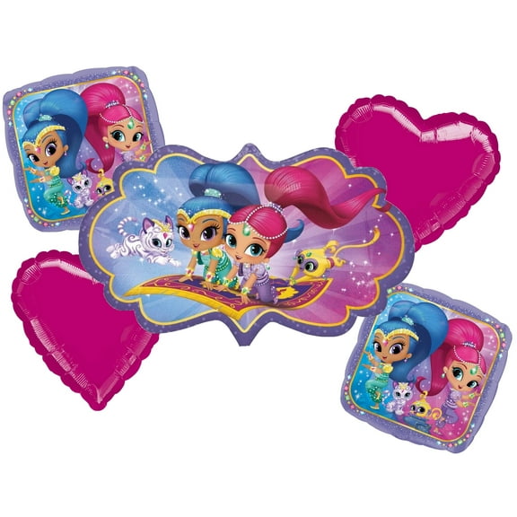 Shimmer and Shine Bouquet Of Balloons