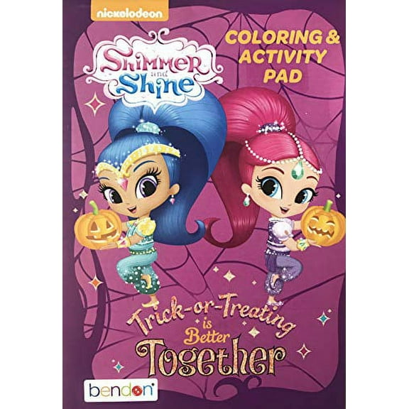 Shimmer and Shine Mini Coloring & Activity Pad Trick-or-Treating is Better Together