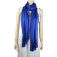 thumbnail image 1 of Shimmer and Shine Fringed Scarf Royal Blue, 1 of 2