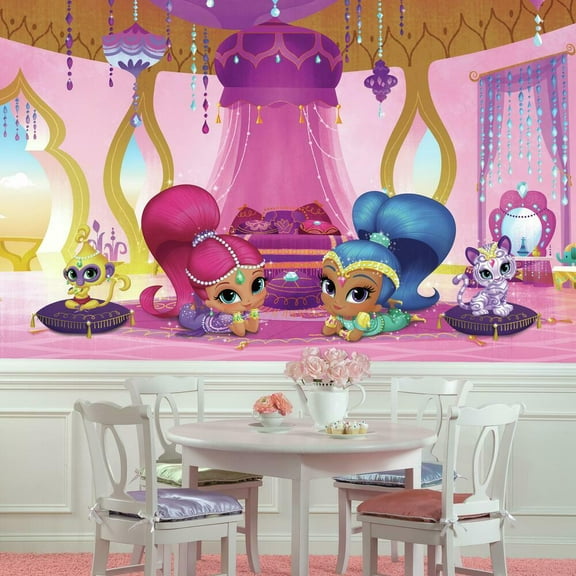 Shimmer and Shine Genie Palace XL Spray and Stick Wall Mural
