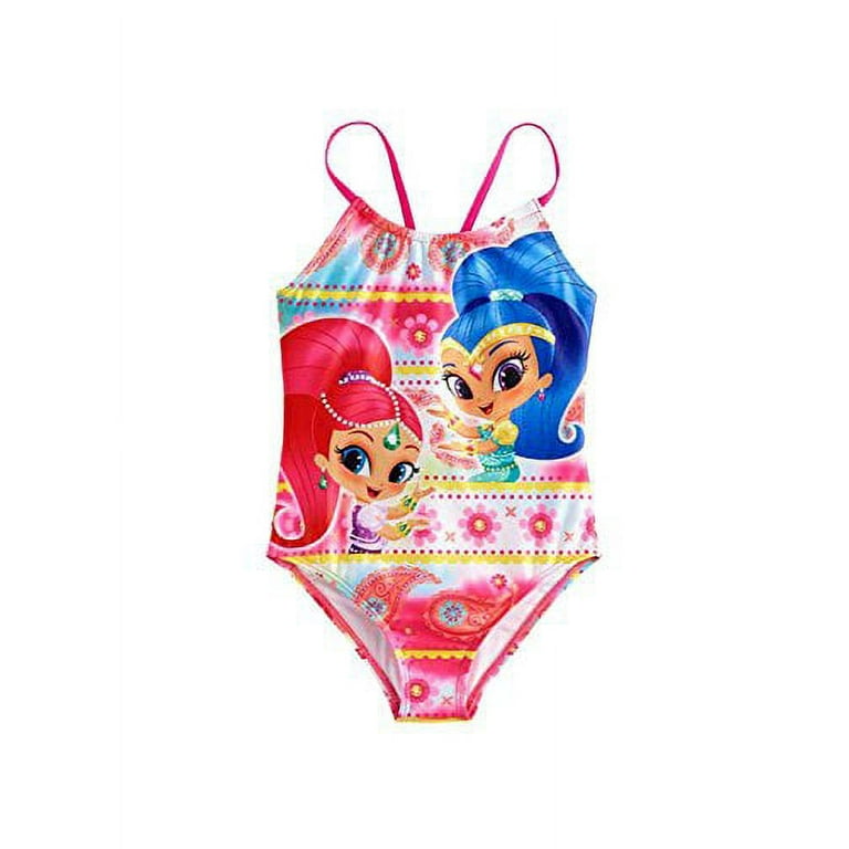 Shimmer and Shine Girls Swimwear Swimsuit 4 Pink