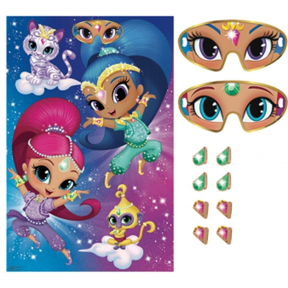 SHIMMER & SHINE Shimmer and Shine Party Game Poster (1ct)