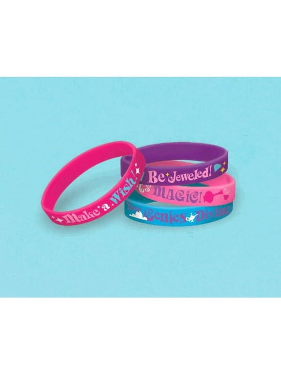 Shimmer and Shine Rubber Bracelets / Favors (6pc)